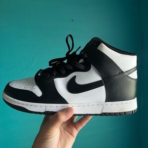 Dunk High 'Black White'